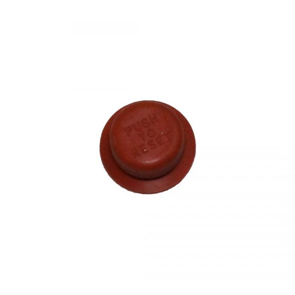 Rubber boot caddy reset button