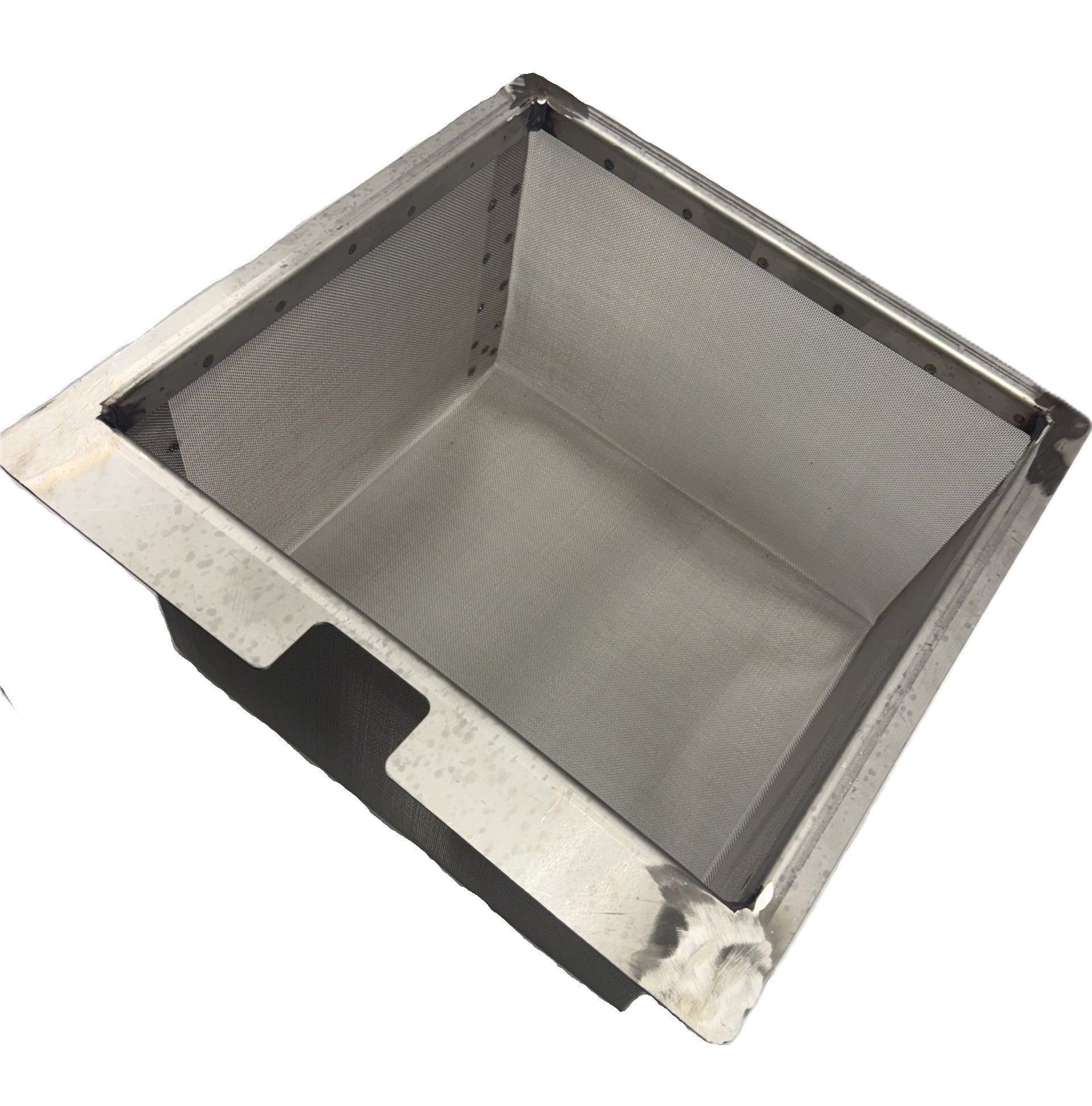Screen fine grill grease warmer
