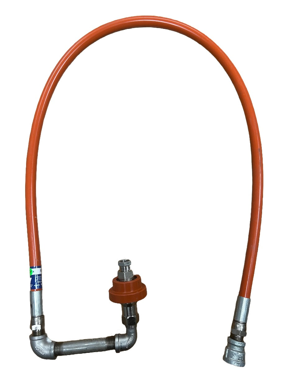 Pitco flush wand to back wall kit
