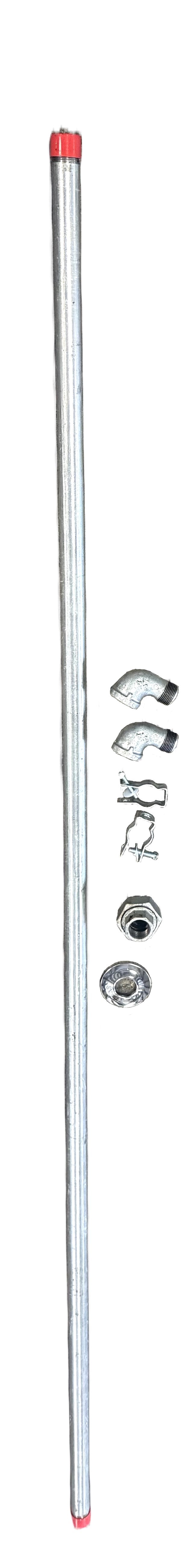 3/4" Direct pump drop kit ceiling to floor