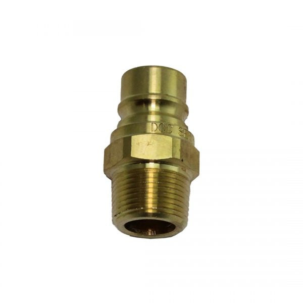 MALE QD 3/4″ BRASS – MALE THREADS