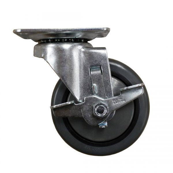 WHEEL 4″ LOCKING SWIVEL (402 CADDY) 4 BOLT TYPE