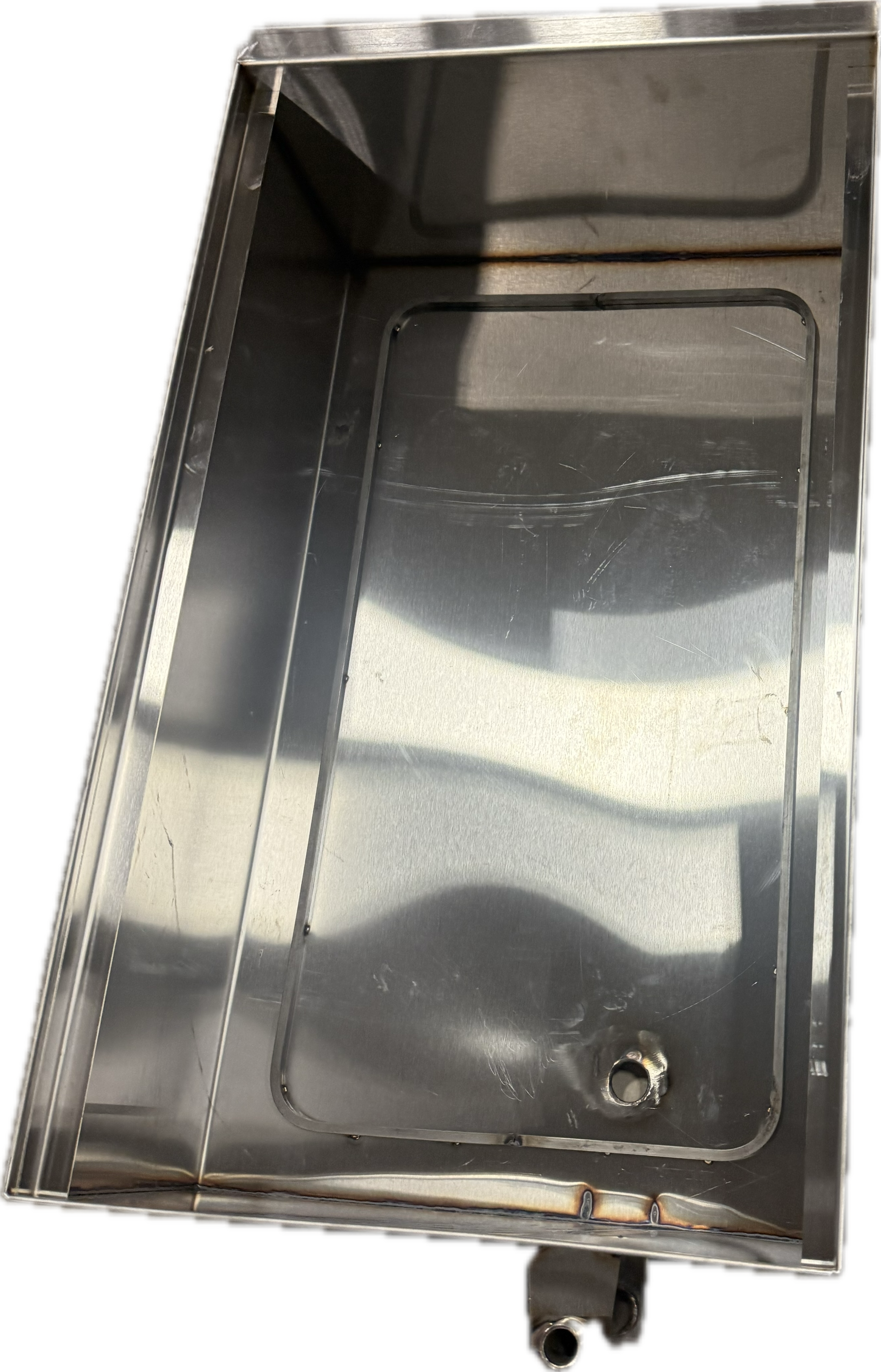 Filter machine removable pan only – standard 8″ (FITTINGS NOT INCLUDED)