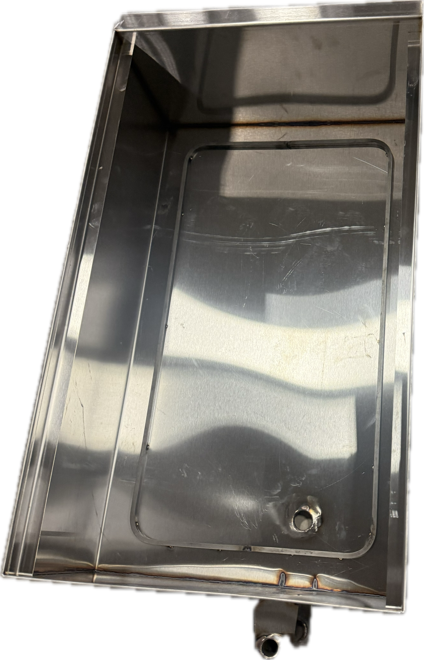 Filter machine removable pan only – standard 8″ (FITTINGS NOT INCLUDED)