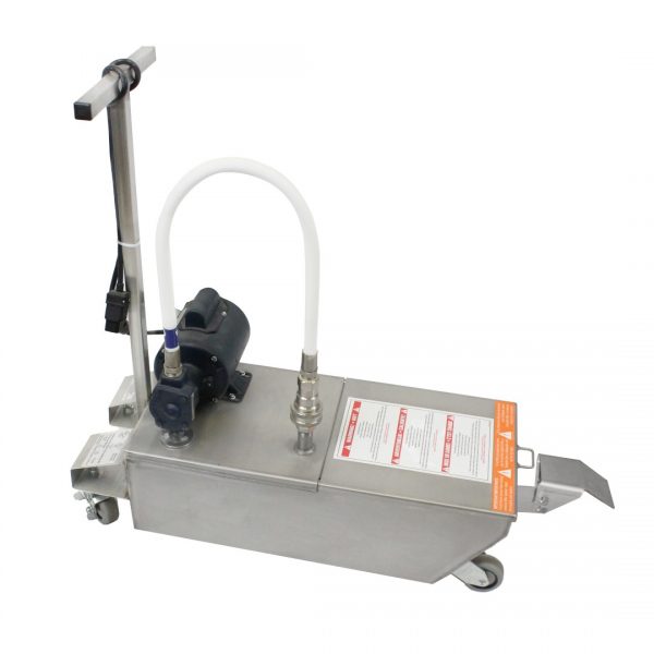 Stainless caddy lov 27″ (reduced capacity w/ fryer activation switch)